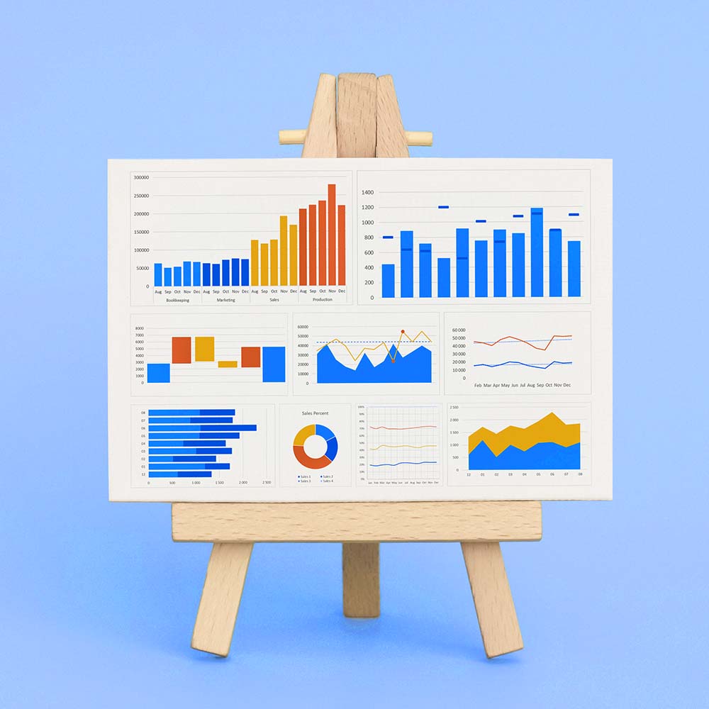 Business analytics chart